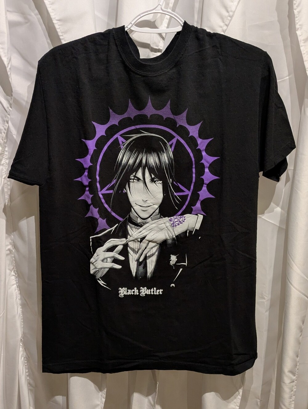 15 Official Black Butler Sebastian Michaelis Graphic T-Shirt - Size M Anime Tee